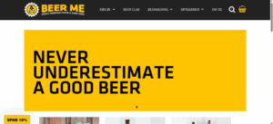 Beer Me hjemmeside