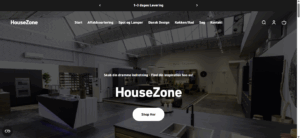 HouseZone hjemmeside