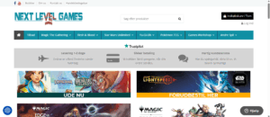 Next Level Games hjemmeside
