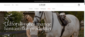 Pam Rideudstyr hjemmeside