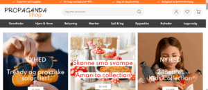 Propagandashop hjemmeside