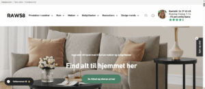 RAW58 hjemmeside
