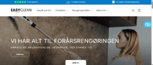 EasyClean hjemmeside