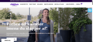 Fit & Fun hjemmeside