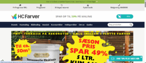 HC Farver hjemmeside