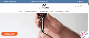 ShaveSafe hjemmeside