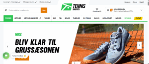 Tennisshoppen hjemmeside