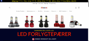 DinLED hjemmeside